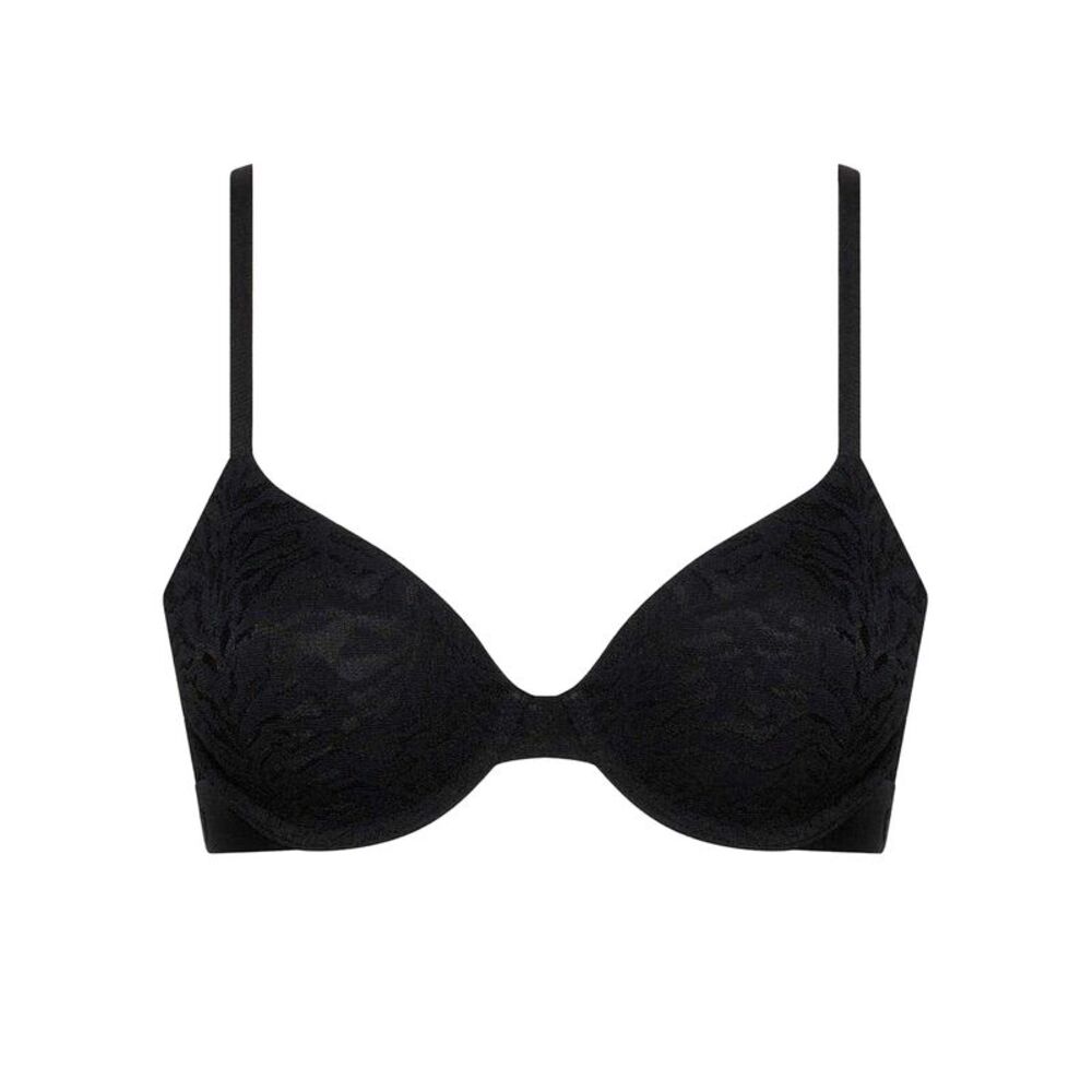 Calvin Klein Womens/Ladies Demi Cotton Push Up Bra / Black